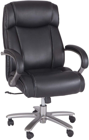 Safco 3502BL Lineage Big & Tall High Back Executive Chair, 500 lb. Weight Capacity, black