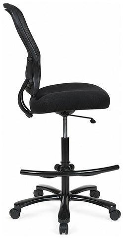 Office Star 15-37A720D Space Seating Big and Tall Mesh Drafting Chair, side view
