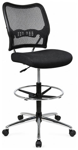 Office Star 13-37P500D Space Seating Drafting Stool Counter Height Mesh Back, no arms