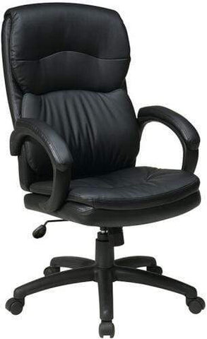 Office Star Leather Office Chair EC9230-EC3