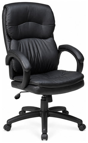 Office Star EC9230 Work Smart High Back Executive Chair, angled front view