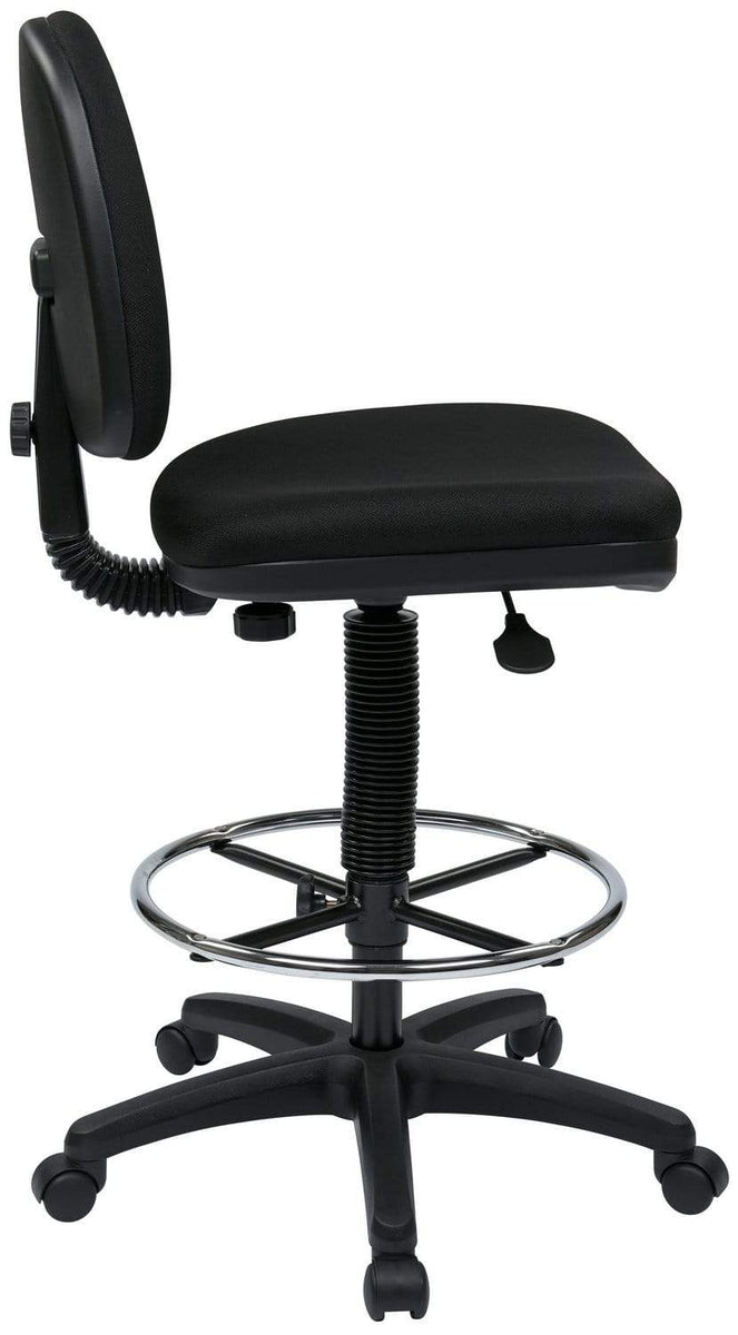 Work Smart Lumbar Support SitStand Drafting Chair [DC640] Office