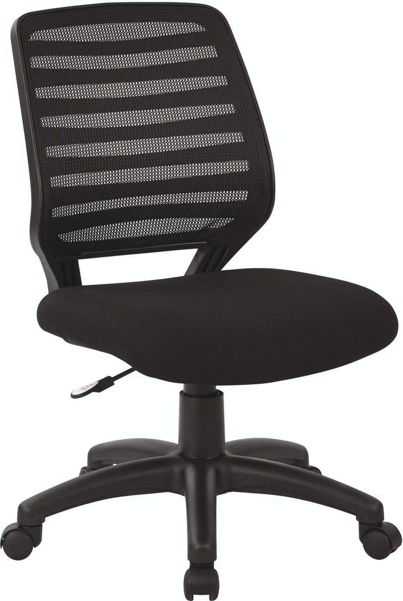Work Smart™ Screen Back Task Chair Black Fabric Seat [EM22800F3