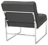 Ave Six Anthony 26” Wide Chair Chrome Base Faux Leather [ATH51] Office Star Leather Office Chair