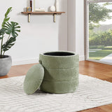 Ave Six Bartley Storage Ottoman [BTY] Office Star Spring Green Ottoman BTY-R56