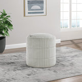 Ave Six Bartley Storage Ottoman [BTY] Office Star Taupe Corded Ottoman BTY-R46