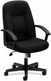 Basyx High Back Executive Home Office Chair [VL601] Basyx Black Fabric VA10T Home Office Chair BSXVL601-VA10T