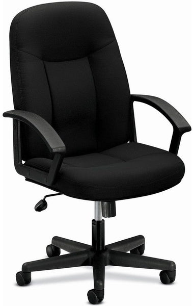 Basyx High Back Executive Home Office Chair [VL601] Basyx Black Fabric VA10T Home Office Chair BSXVL601-VA10T