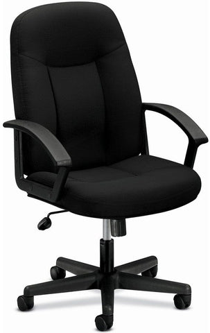 Basyx High Back Executive Home Office Chair [VL601] Basyx Black Fabric VA10T Home Office Chair BSXVL601-VA10T