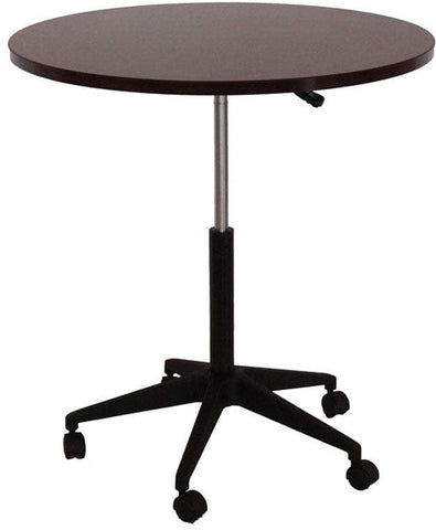 Boss 32" Mobile Round Table Boss Office Products Mahogany Activity Table N30-M