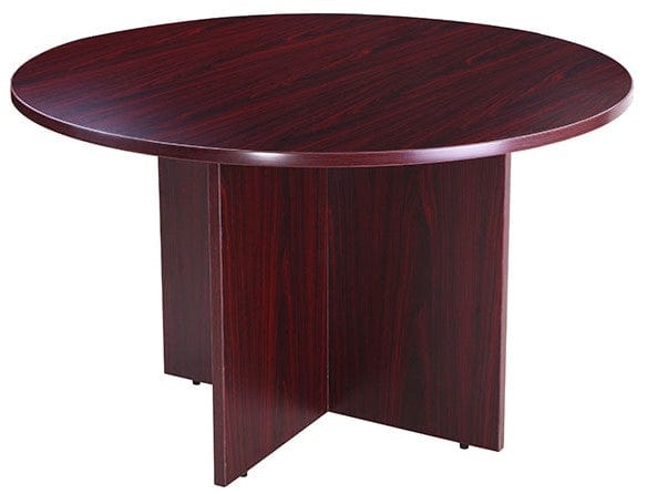 Boss 42" Round Table Boss Office Products Mahognay N127-M