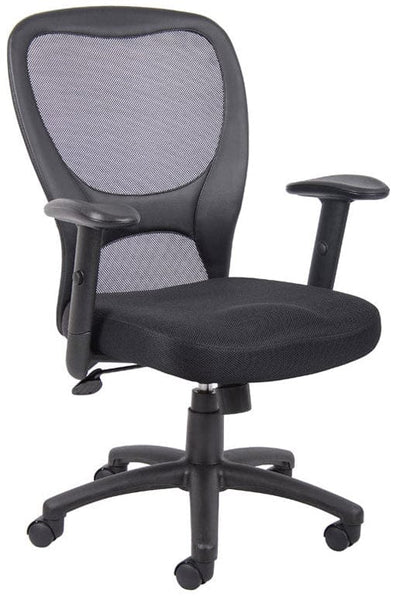 Boss Black Mesh Office Chair [B6508] Boss Office Products Mesh Chair B6508