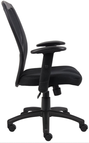 Boss Black Mesh Office Chair [B6508] Boss Office Products Mesh Chair B6508
