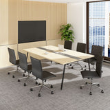 Boss Black Vinyl Armless Hospitality Chair [B9534C-BK] Boss Office Products Task Chair B9534C-BK