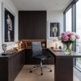 Boss Black Vinyl Armless Hospitality Chair [B9534C-BK] Boss Office Products Task Chair B9534C-BK