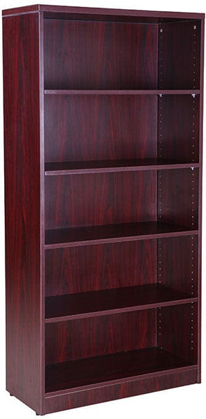 Boss Bookcase, 31W X14D X 65.5H Boss Office Products