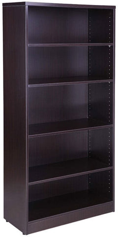 Boss Bookcase, 31W X14D X 65.5H Boss Office Products