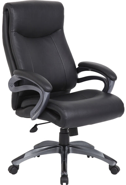 Boss Dual Layer High Back Executive Chair [B8661] Boss Office Products Leather Office Chair