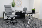 Boss Executive CaressoftPlus Chair with Metal Chrome Finish [B9471] Boss Office Products Executive Chair