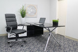 Boss Executive CaressoftPlus Chair with Metal Chrome Finish [B9471] Boss Office Products Executive Chair