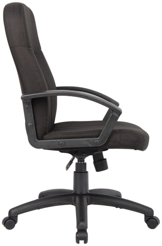 Boss Executive Fabric Office Chair [B8306] Boss Office Products Home Office Chair B8306-BK
