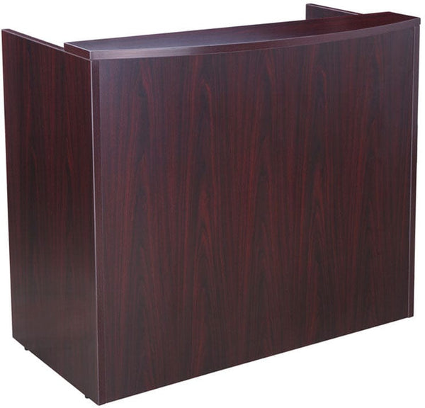 Boss Glazed Reception Desk, 48Wx26Dx41.5H Boss Office Products