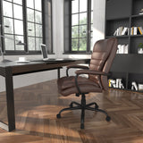Boss Heavy Duty Executive Office Chair in Black or Brown [B991] Boss Office Products Executive Chair