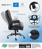 Boss Heavy Duty Executive Office Chair in Black or Brown [B991] Boss Office Products Executive Chair