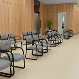 Boss Leather Guest Chair with Arms [B9529] Boss Office Products Guest Chair