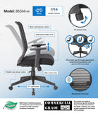 Boss Mesh Task Chair in Black [B6566-BK] Boss Office Products Task Chair B6566-BK