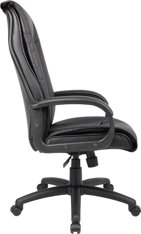 Boss Perforated LeatherPlus Executive Chair [B7601] Boss Office Products Leather Office Chair B7601