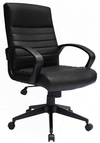 Boss Ribbed Back Task Chair [B426-BK] Boss Office Products Task Chair B426-BK
