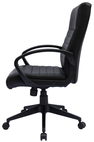 Boss Ribbed Back Task Chair [B426-BK] Boss Office Products Task Chair B426-BK