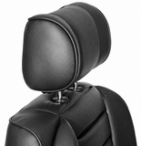 ERA Office Chairs OF-GLXY Galaxy leather office chair, close-up of padded headrest and upper back