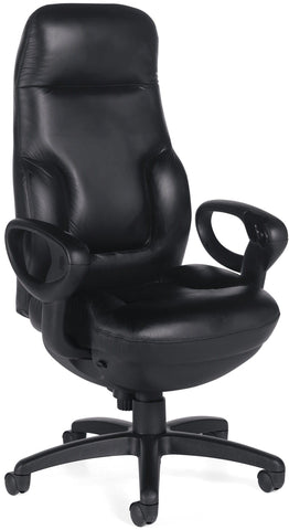 Global Concorde Big and Tall Leather Executive Chair [2424-18] Global Big & Tall Chairs