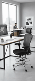 Harwick Deluxe Ergonomic Mesh Drafting Stool [3052D] Harwick Drafting Chair