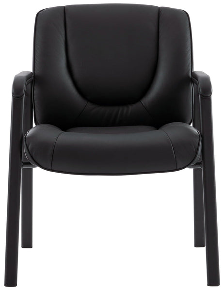 Harwick Top Grain Leather Waiting Room Chair - Four Legged [820L] Harwick Guest Chair 820L