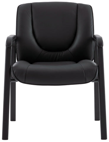 Harwick Top Grain Leather Waiting Room Chair - Four Legged [820L] Harwick Guest Chair 820L