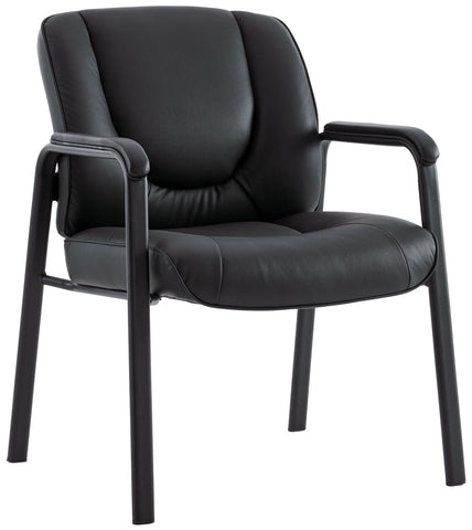 Harwick Top Grain Leather Waiting Room Chair - Four Legged [820L] Harwick Guest Chair 820L