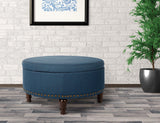 INSPIRED by Bassett Augusta Storage Ottoman [BP-AUOT32] Office Star Ottoman