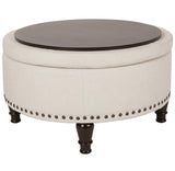 INSPIRED by Bassett Augusta Storage Ottoman [BP-AUOT32] Office Star Ottoman