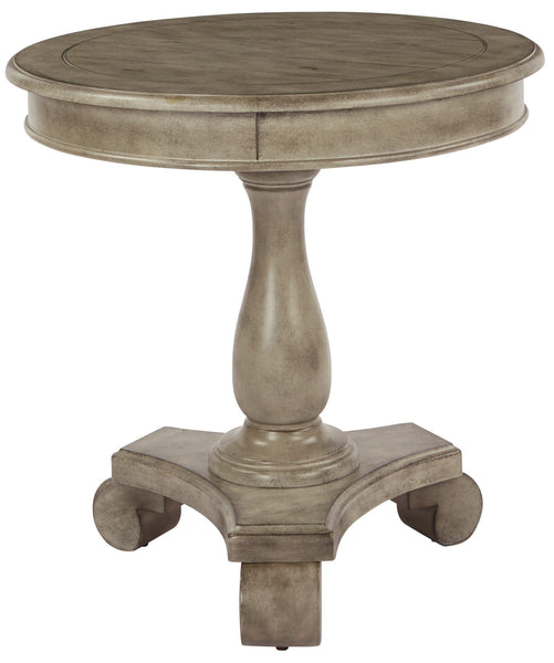 Inspired by Bassett Avalon Round Accent Table [BP-AVLAT] Office Star Antique Goldstone Accent Table BP-AVLAT-YM75