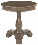 Inspired by Bassett Avalon Round Accent Table [BP-AVLAT] Office Star Brushed Java Accent Table BP-AVLAT-YCM5