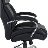 Lorell Big and Tall Leather Office Chair with 500 Lb. Capacity [LLR99845] Lorell Big & Tall Chairs LLR99845
