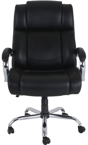 Lorell Big and Tall Leather Office Chair with UltraCoil Comfort [LLR99845] Lorell Big & Tall Chairs