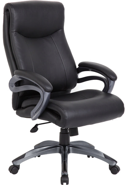 Lorell High Back Faux Leather Home Office Chair [69516] Lorell Leather Office Chair LLR69516