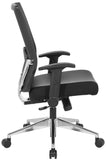 Matrix Black Mesh Managers Chair with Flip Arms [867A-E31P91F2] Office Star Mesh Chair 867A-E31P91F2