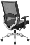 Matrix Black Mesh Managers Chair with Flip Arms [867A-E31P91F2] Office Star Mesh Chair 867A-E31P91F2