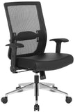 Matrix Black Mesh Managers Chair with Flip Arms [867A-E31P91F2] Office Star Mesh Chair 867A-E31P91F2