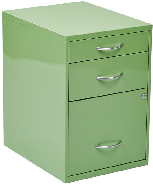 Office Star 22" Pencil, Box, File Cabinet [HPBF] Office Star Green File Cabinet HPBF6